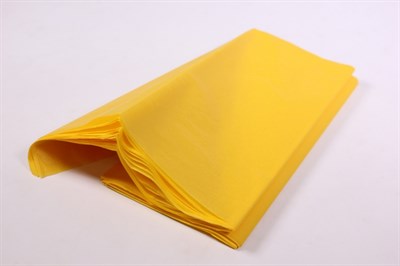 Бумага тишью 10л цв. темно-желтый - фото 10511