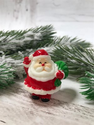 Дед мороз с мешком мини-фигурка, 4см - фото 11940