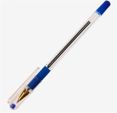 Ручка шариковая 0,5мм 1шт Lancer, Gold, цвет синий - фото 13718