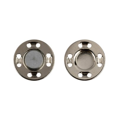 Кнопки магнитные пришивные, d = 18 мм, 5 шт, №01 под никель KL-G - фото 14581
