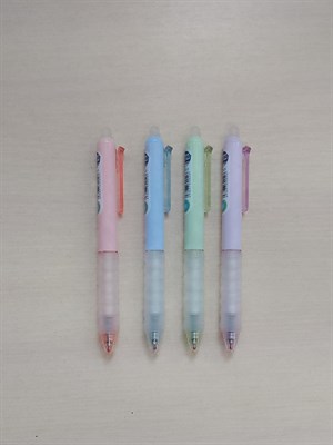 Ручка автоматическая пиши-стирай 0,5мм, ассорти - фото 16206