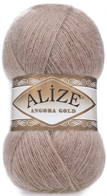 Пряжа Alize Angora gold 80% акрил/20% шерсть 100гр, цв.542 Беж.розовый 104933 - фото 16377