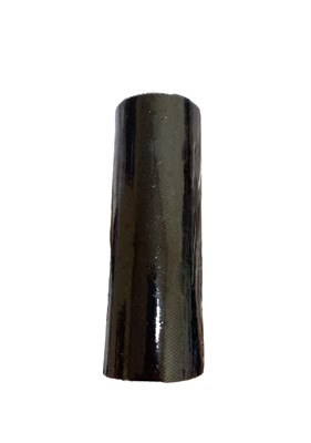 Фатин мелкий с глиттером и пайетками 15см 9м Цв. черный - фото 16552