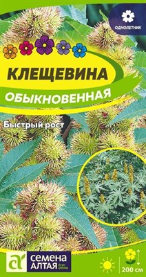 Семена Клещевина обыкновенная 3шт Семена Алтая 105440 - фото 17126