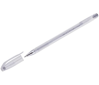 Ручка гелевая серебро Crown 0,7мм 1шт  - фото 17635