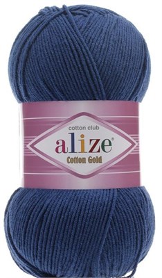 Пряжа Alize cotton gold 55% хлопок/45% акрил №279 Джинс 106329 - фото 18091