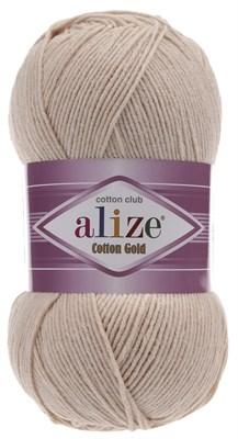 Пряжа Alize cotton gold 55% хлопок/45% акрил №67 Молочно-бежевый 106248 - фото 18121