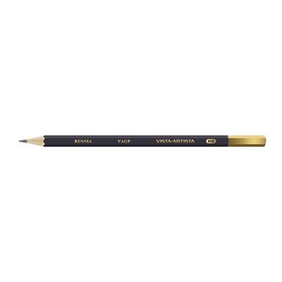 Чернографитный карандаш заточенный VISTA-ARTISTA VAGP ТМ (HB) 1шт - фото 18182