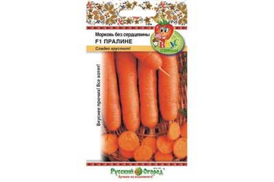 Семена Морковь Без сердцевины Пралине (Вкуснятина) 200шт РО - фото 18305