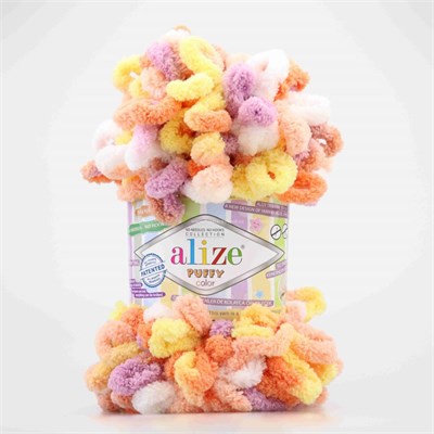 Пряжа Alize Puffy Color 100% Микрополиэстер 100гр №6429 105686 - фото 18548