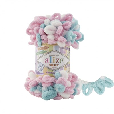 Пряжа Alize Puffy Color 100% Микрополиэстер 100гр №6377 105688 - фото 18550