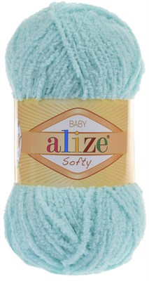 Пряжа Alize Baby Softy микрополиэстер 100% №669 Мятный 106410 - фото 18618