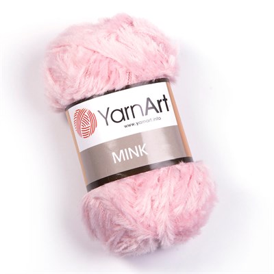 YarnArt Mink 100% полиамид, 50г/75м №347 Розовый - фото 18876