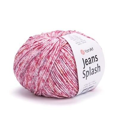 Пряжа YarnArt Jeans Splash 55% хлопок/45% акрил, 50г/160м №941 красный меланж 107026 - фото 18902