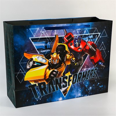 Пакет ламинат "Transformers", 61*46*20см, Трансформеры - фото 18977
