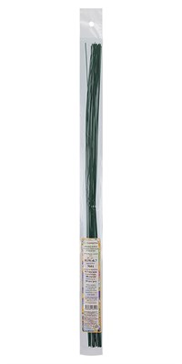 Проволока флористическая лакированная IGW-0,7 40см 30шт №01 зеленый - фото 19225