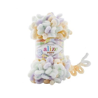 Пряжа Alize Puffy Color 100% Микрополиэстер 100гр №6462 108229 - фото 20518