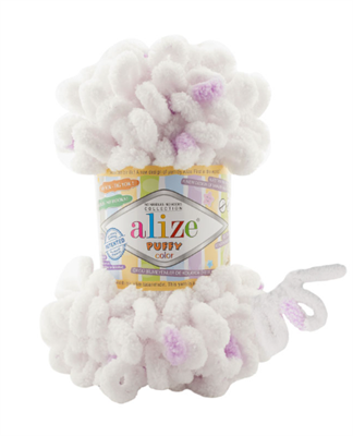 Пряжа Alize Puffy Color 100% Микрополиэстер 100гр №6470 - фото 20519