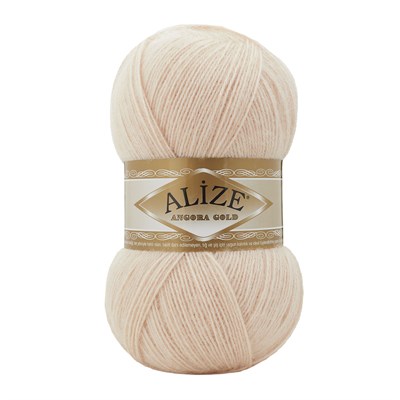 Пряжа Alize Angora gold 80% акрил/20% шерсть 100гр, цв.841 Песочно-бежевый 108243 - фото 20532