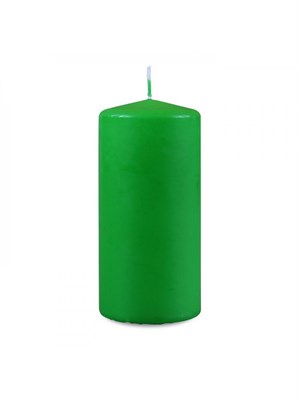 Свеча классическая пеньков 60*125мм цв. зеленый  - фото 20729