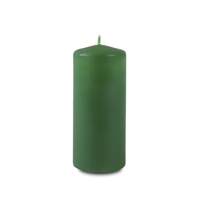 Свеча классическая пеньковая 40*90мм цв. темно-зеленая - фото 20813