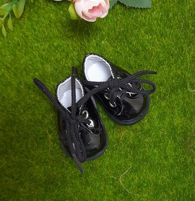 Туфли лакиров. 5,5см 1 пара черные - фото 21367