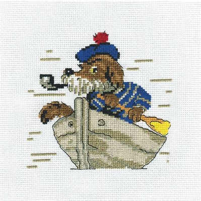 кларт н-р д/вышивания пес моряк 6-069 - фото 21424