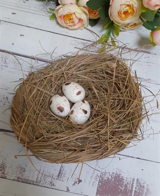 Гнездо 3 яйца 10-12 см - фото 21458