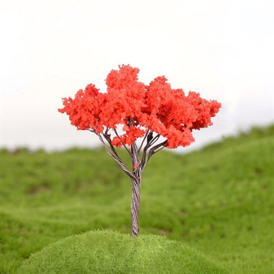Дерево миниатюрное, Клен красный 7см - фото 25401