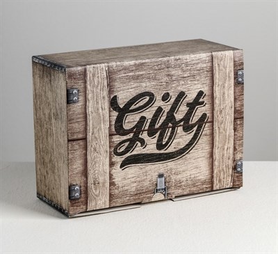 Коробка‒пенал «GIFT», 26*19*10см - фото 25682