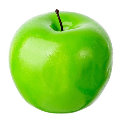 Искусственное яблоко в натур. величину цвет зелёный - фото 26019