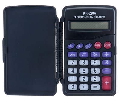 Калькулятор карманный, 8-разрядный, KK-328А, с мелодией - фото 26419