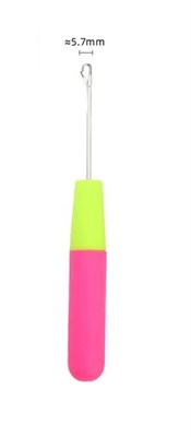Крючок для ковровой техники с пластиковой ручкой 5мм - фото 26525