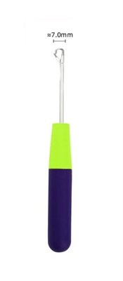 Крючок для ковровой техники с пластиковой ручкой 7мм - фото 26552