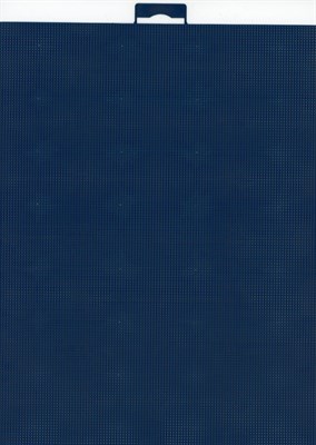 Канва пластиковая №14, 21*28см, цв. синий К-053  - фото 27185