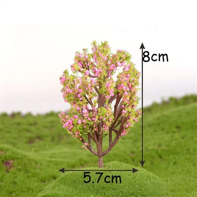 Дерево миниатюрное, Креп-мирт 8см - фото 27615