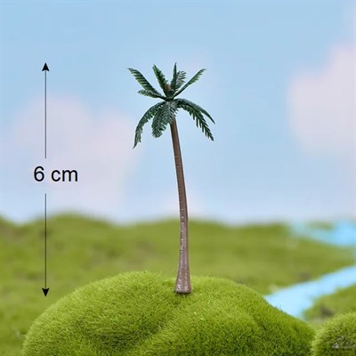 Дерево миниатюрное, Пальма 6см - фото 27617