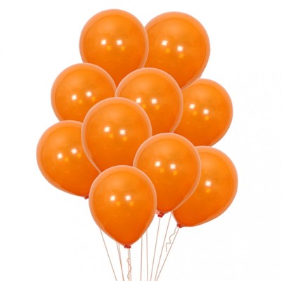 Н-р шаров 12" 5шт, цв оранжевый - фото 28952
