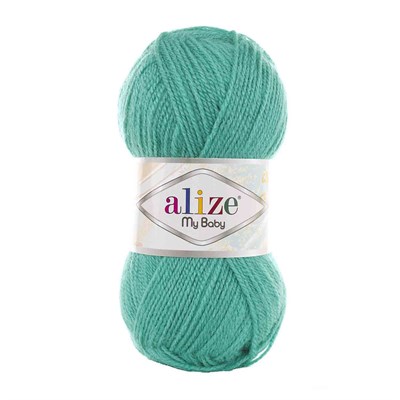 Пряжа Alize My Baby 100% акрил, 50г №249 Изумруд 115531 - фото 29814