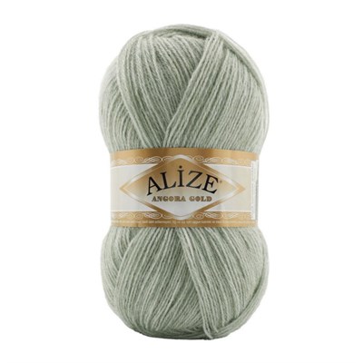 Пряжа Alize Angora gold 80% акрил/20% шерсть 100гр, цв.881 Морская пена 115586 - фото 29843