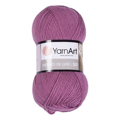 Пряжа YarnArt Merino De Luxe/50 50% шерсть/50% акрил, 100гр №3017 Бледно-пурпурный 116959 - фото 31264