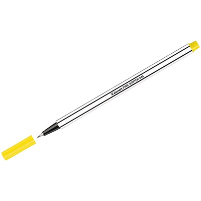 Ручка капиллярная Luxor "Fine Writer 045" желтая, 0,8мм - фото 32793
