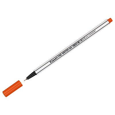 Ручка капиллярная Luxor "Fine Writer 045" оранжевая, 0,8мм - фото 32795