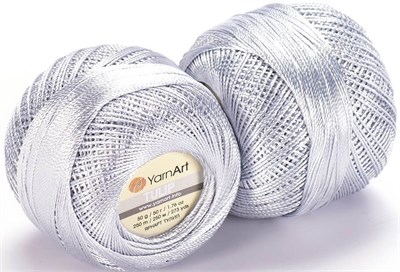 Пряжа YarnArt TULIP 100% Микрофибра 50гр/250м №475 Серебро 118452 - фото 33216