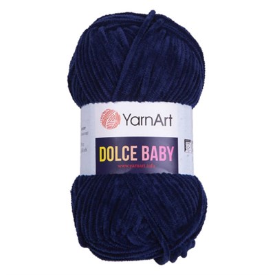 Пряжа YarnArt Dolce Baby 100% микро-полиэстер, 50гр №756 Синий 118545 - фото 33244