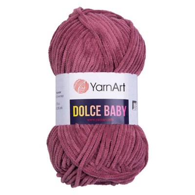 Пряжа YarnArt Dolce Baby 100% микро-полиэстер, 50гр №751 Брусника 118649 - фото 33468