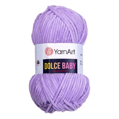 Пряжа YarnArt Dolce Baby 100% микро-полиэстер, 50гр №744 Сиреневый 118650 - фото 33469