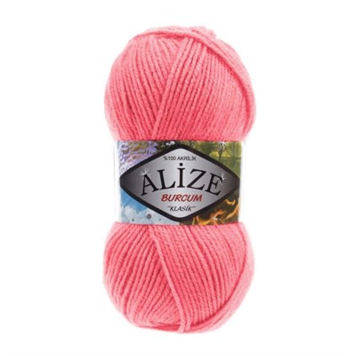 Пряжа Alize Burcum klasik 100% акрил, 100г №170 Ягодный 119014 - фото 33965