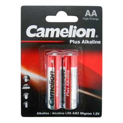 Батарейка щелочная Camelion Plus AA 2шт 122506 - фото 39179