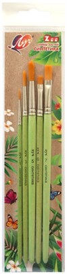 Н-р кистей 5шт "ZOO", СИНТЕТИКА Луч, МИКС 123994 - фото 41143